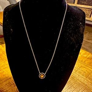 Beautiful .925 sterling silver/brass necklace